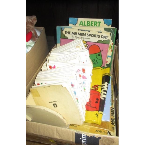 97 - BOX OF MR MEN BOOKS AND GAMES