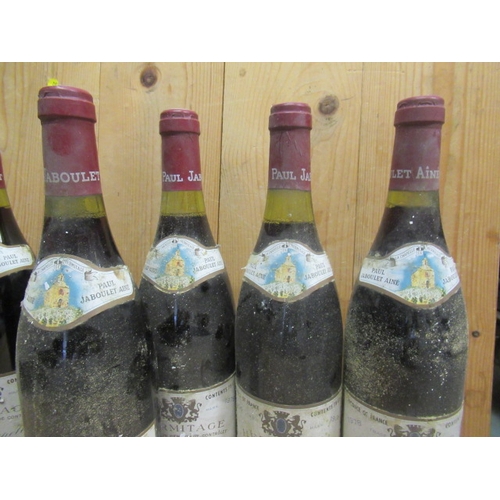 571 - 7 bottles La Chapelle Hermitage, 1978, Paul Jaboulet