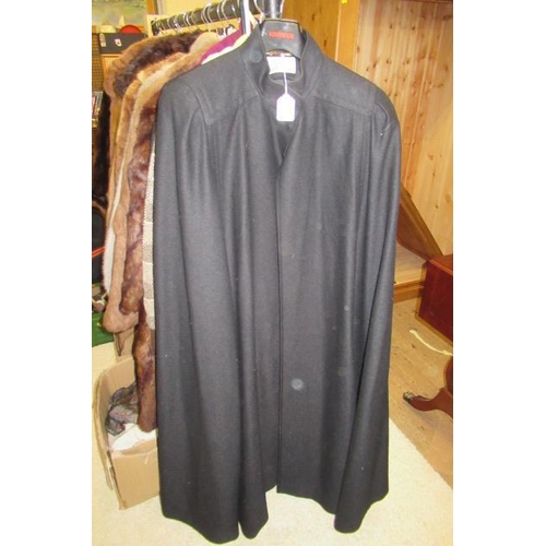 435 - WINDSMOOR BLACK WOOL MIX CLOAK