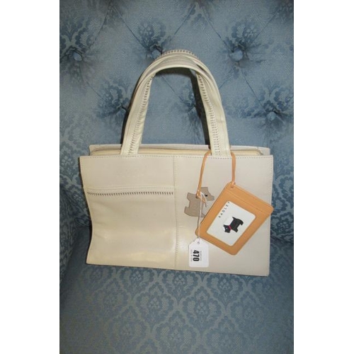 470 - CREAM RADLEY HANDBAG