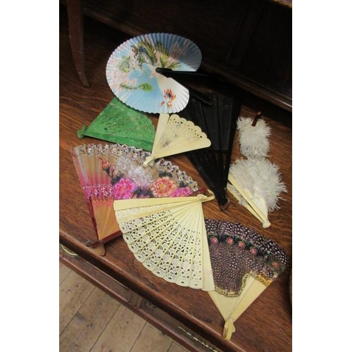 476 - COLLECTION OF FANS