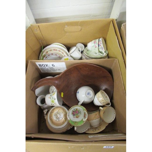 489 - BOX OF CHINA ETC