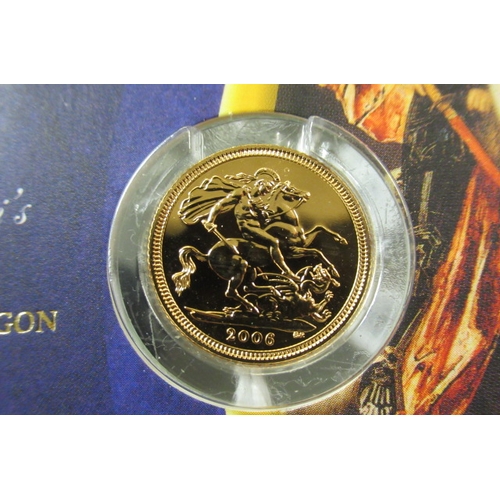 224 - 2006 GOLD HALF SOVEREIGN