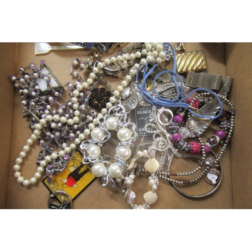 231 - BOX OF COSTUME JEWELLERY