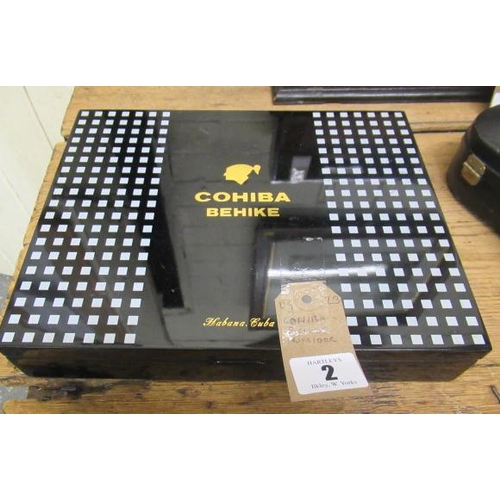 2 - COHIBA BEHIK HUMIDOR