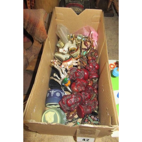 42 - BOX OF MISCELLANEOUS ITEMS