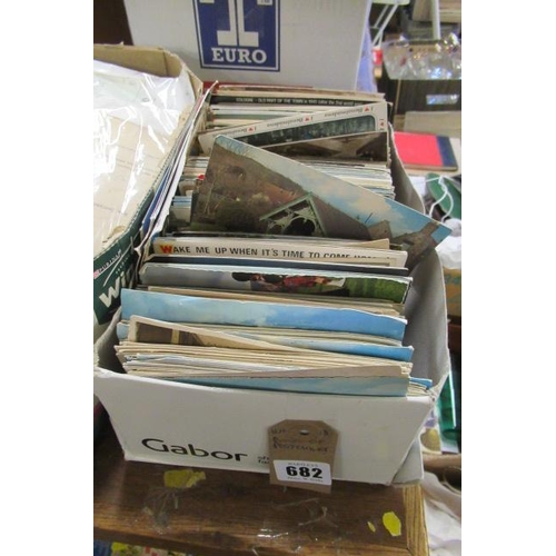 682 - BOX OF POSTCARDS