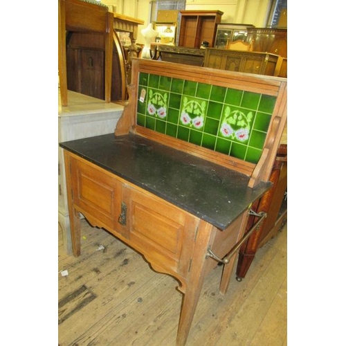 1088 - TILE BACK WASHSTAND