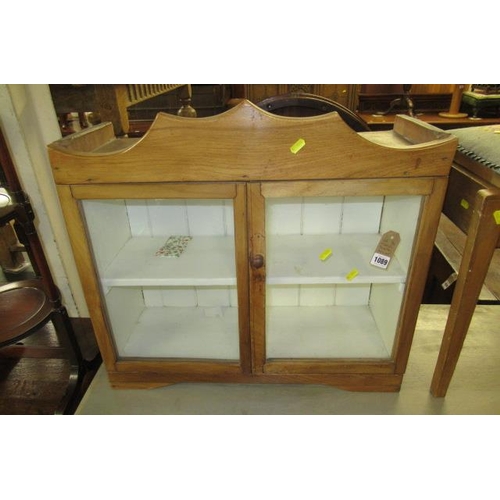 1089 - GLAZED DISPLAY CABINET