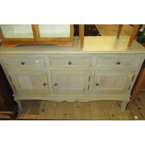 1090 - BLUE STAINED SIDEBOARD