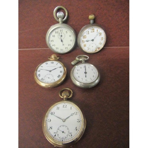 212 - FIVE VINTAGE POCKETWATCHES