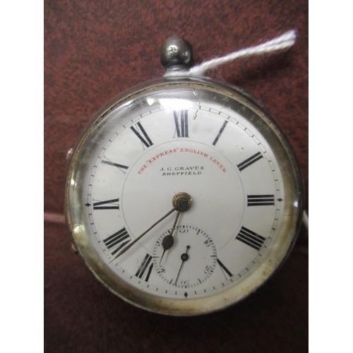 217 - SILVER POCKET WATCH