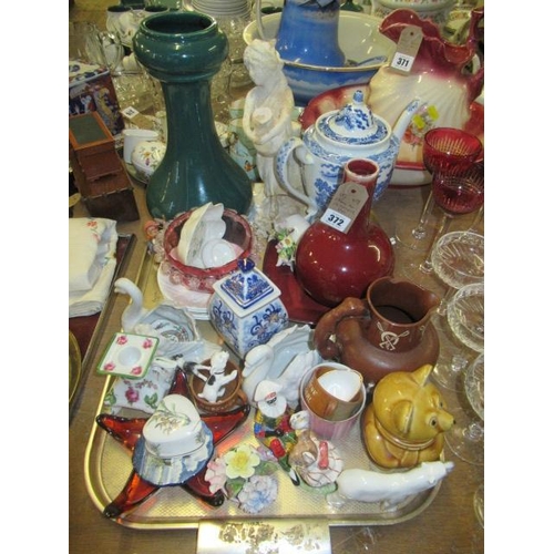 372 - QUANTITY OF CERAMICS ETC