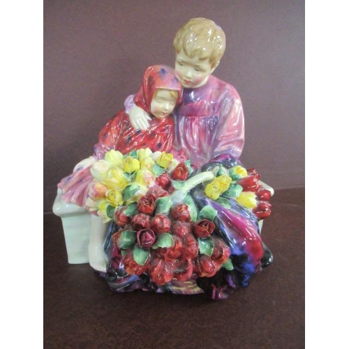 396 - ROYAL DOULTON ROSE SELLERS CHILDREN FIGURE