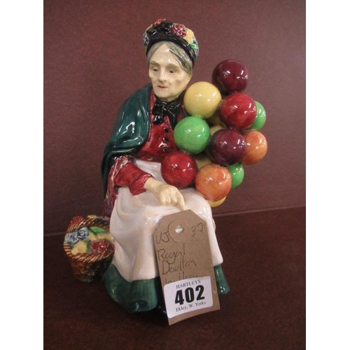 402 - ROYAL DOULTON BALLOON SELLER FIGURE