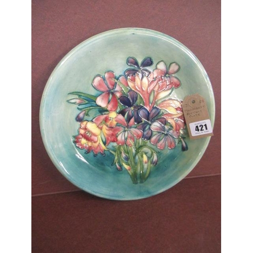 421 - MOORCROFT PLATE