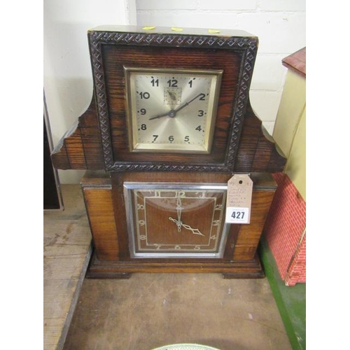 427 - SMITHS ELECTRIC MANTLE CLOCK AND ANOTHER