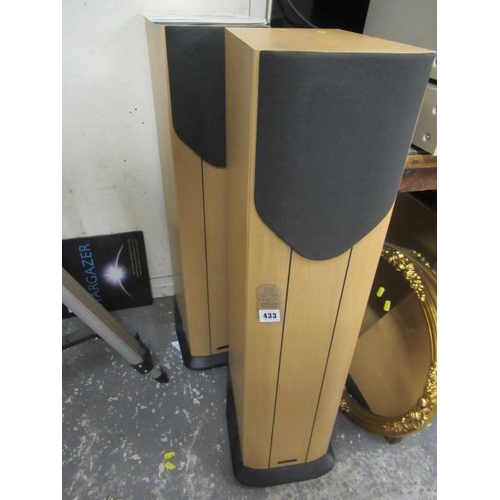 433 - PAIR OF MISSION AUDIO SPEAKERS