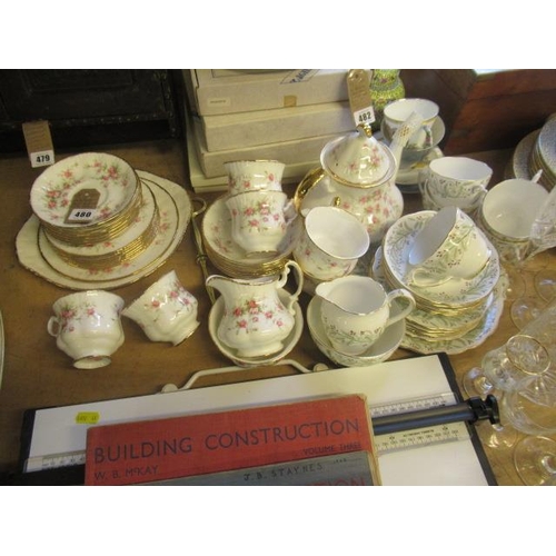 480 - PARAGON AND ROSLYN TEA SETS