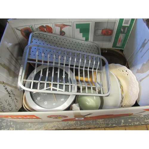 487 - BOX OF MISCELLANEOUS ITEMS