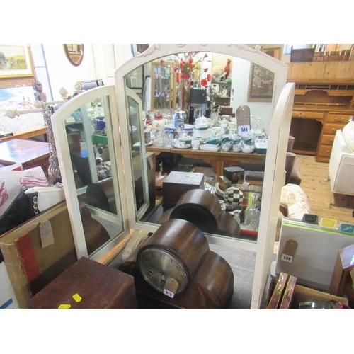 511 - TRIPLE DRESSING TABLE MIRROR