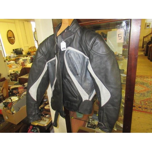 526 - LADY'S RIDER MOTORCYCLE JACKET SIZE 12