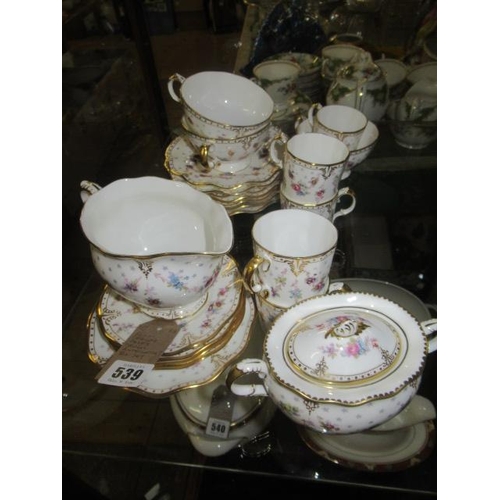 539 - ROYAL CROWN DERBY ANTOINETTE TEA SET