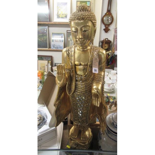 99 - LARGE GILT BUDDHA