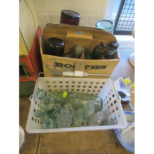 573A. - TWO SMALL BOXES OF VINTAGE BOTTLES