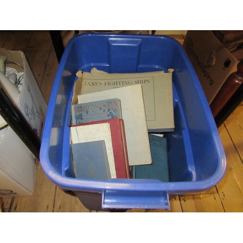 154 - BOX OF VINTAGE  BOOKS