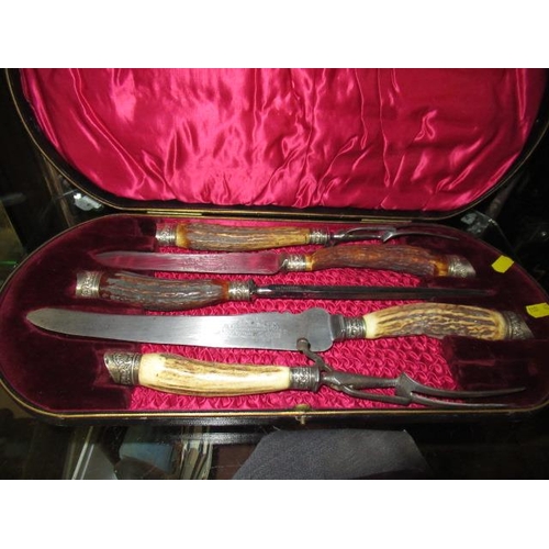 237 - CASED CARVING SET