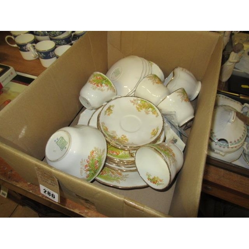 286 - GRINDLEY CREAM PETAL TEAWARE