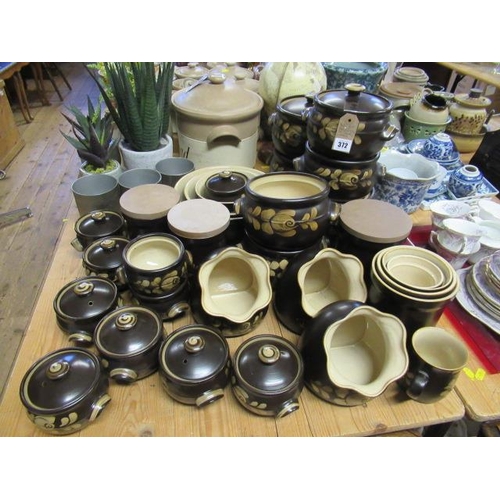 372 - LARGE QUANTITY OF DENBY WARE