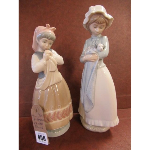 400 - LLADRO AND NAO FIGURES