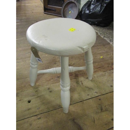 431 - PAINTED STOOL