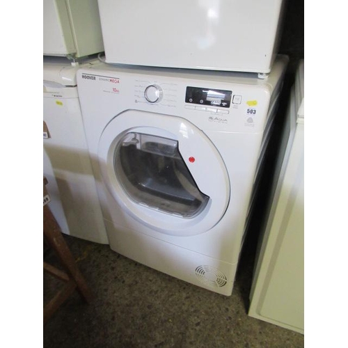 503 - HOOVER DYNAMIC MEGA WASHING MACHINE