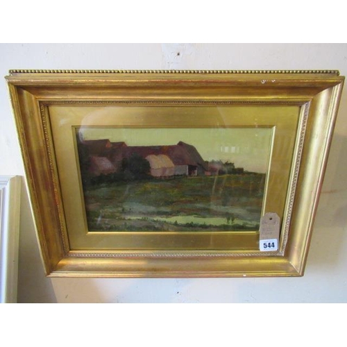 544 - GILT FRAMED OIL