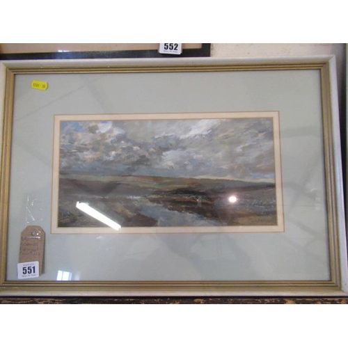 551 - FRAMED PIGHILLS PAINTING