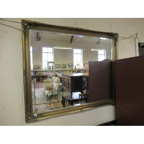 571 - LARGE GILT FRAMED MIRROR