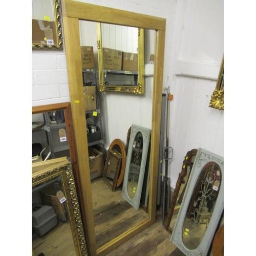 587 - LARGE MIRROR