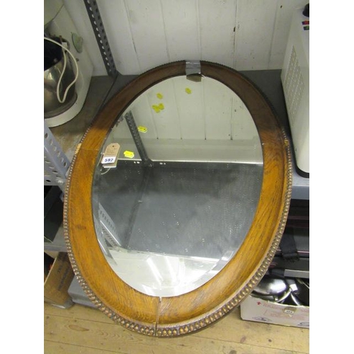 592 - OVAL MIRROR