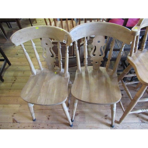 646 - TWO PINE KITCHEN CHAIRS