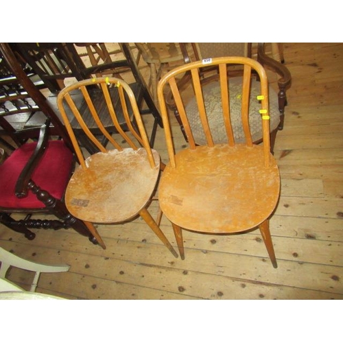 650 - PAIR OF KITCHEN CHAIRS