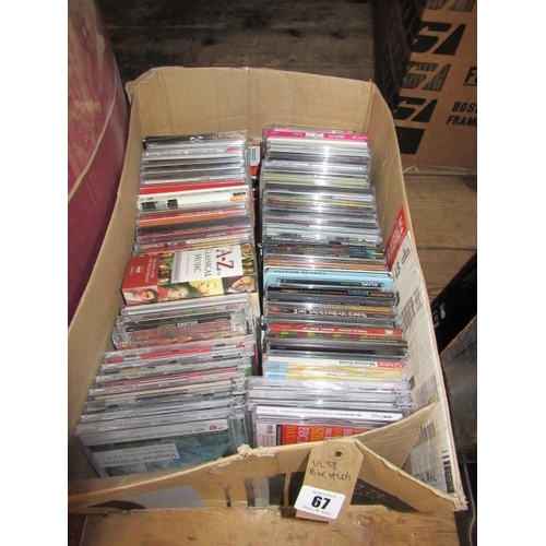 67 - BOX OF CDS