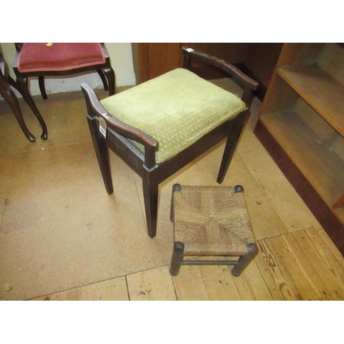 684 - PIANO STOOL AND ANOTHER