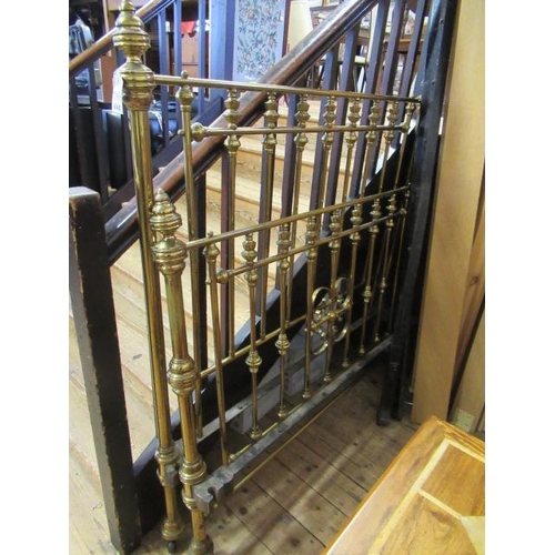 692 - BRASS DOUBLE BED ENDS