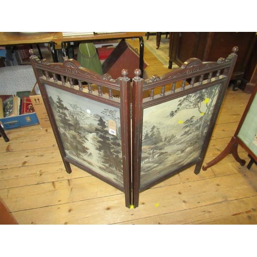 706 - NEEDLEPOINT FIRE SCREEN