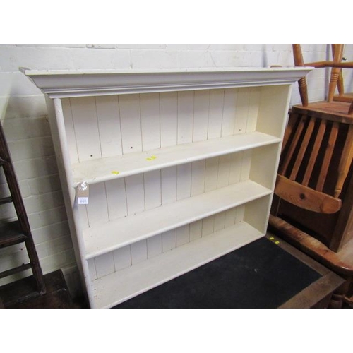 748 - PAINTED PINE WALL SHELF