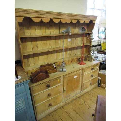 760 - LARGE PINE DRESSER