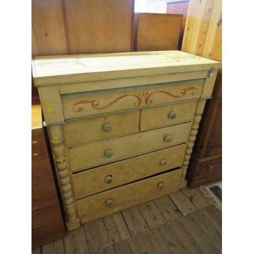 782 - PAINTED CHEST OF DRAWERS